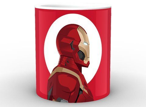 Кружка GeekLand Железный Человек Iron Man минимализм IM.02.037 1757922656 фото
