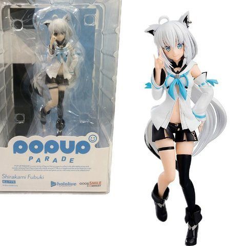 Фигурка Good Smile Company Хололайв Шираками Фубуки Hololive Shirakami Fubuki 18 см WST H SF WST H SF фото