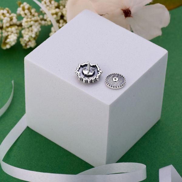 Брошка-значок квітка Соняшник Emerald срібна 925 Zirkon 2508339941 фото