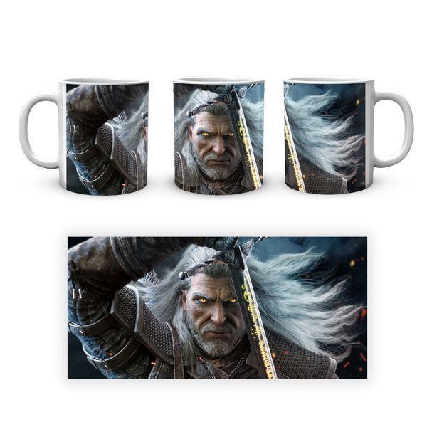 Кружка GeekLand The Witcher Відьмак Геральт TW 002.037 TW 002.037 фото