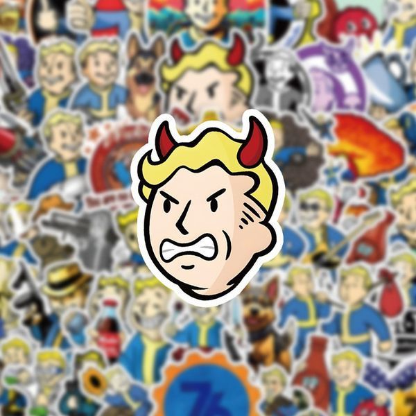 Стикерпак Фоллаут Набор наклеек GeekLand Fallout 50 штук 2881874728 фото