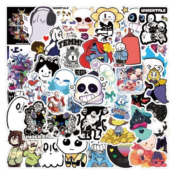 Стикерпак Андертейл Набор наклеек GeekLand undertale 55 штук 2940357020 фото