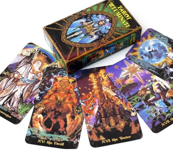 Карты Таро Иллюминатов Tarot Illuminati 10.2х6 см 2569389028 фото