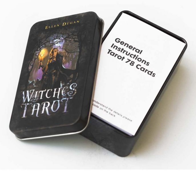Карты Таро Ведьм Witches Tarot в металлической коробке 2514174180 фото