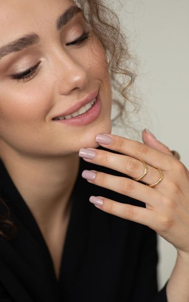 Кільце срібне з позолотою Матерія gold 925 16 розмір 77-11002SG-5056k фото