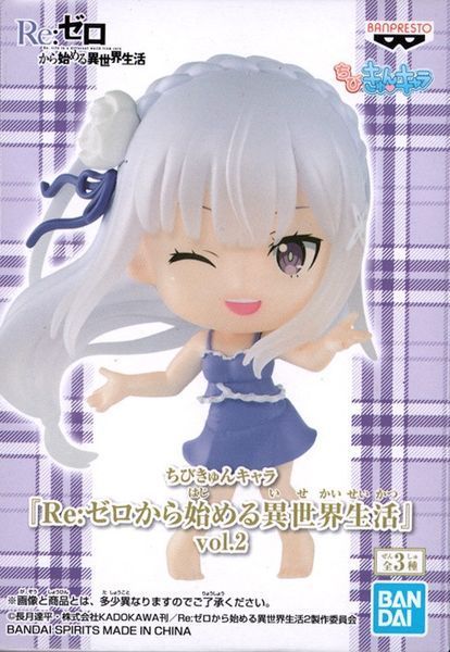 Фигурка Banpresto Q Posket Mini Эмилия&nbsp;Жизнь с нуля в альтернативном мире Emilia Re:Zero 7 см WST RZ E 02 A WST RZ E 02 A фото