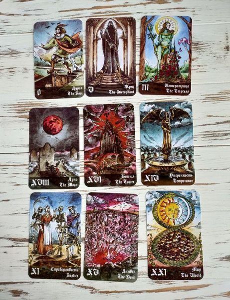 Набір Кладбищенське Таро Necropolis Tarot 2021880365 фото