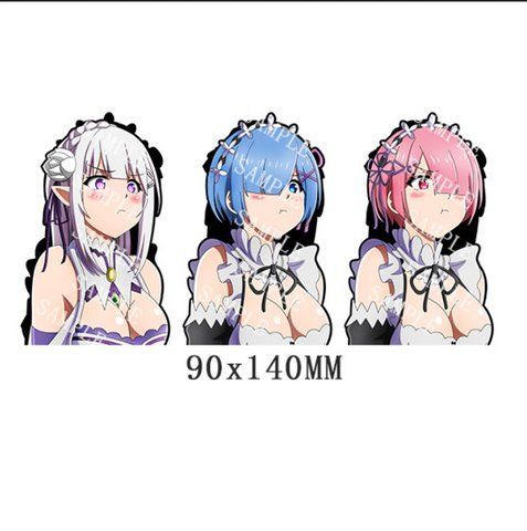 Голографічна наклейка Re:Zero. Життя з нуля в альтернативному світі 2887495954 фото