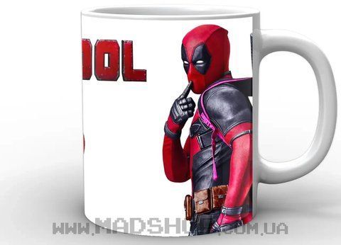 Кружка GeekLand Deadpool на белом фоне 02.10.861 02.10.861 фото