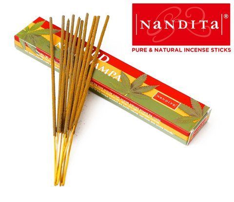 Ароматические палочки Каннабис Наг Чампа Nandita CBD Nag Champa 2822190199 фото