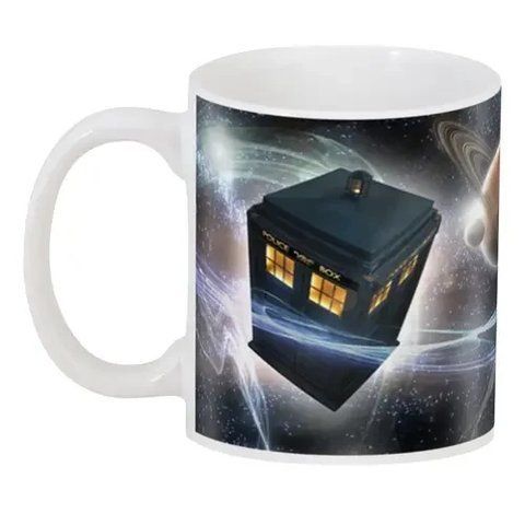 Кружка GeekLand белая Доктор Кто Doctor Who Тардис DW.02.071 1683725895 фото