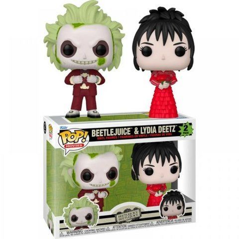Фігурка Funko Pop Бітлджус Бітлджус і Лідія Дітц Beetlejuice Beetlejuice and Lydia Deetz 10 см FP B BLD2 FP B BLD2 фото