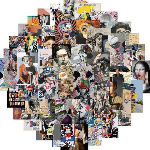 Стикерпак Современное Искусство Набор наклеек GeekLand Modern Art 50 штук 2881878552 фото