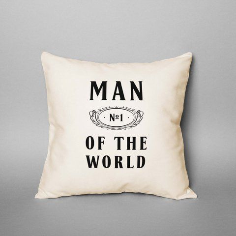 Подушка "Man №1 of the world", англійська BD-podu-32 фото