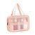 Прозора сумка-косметичка Washbag Big Pink 30см 2581149428 фото