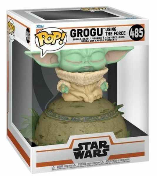 Фигурка Funko Pop Фанко Поп Мандалорец Грогу использует Силу Grogu using the Force 15 см SW M GUF 485 SW M GUF 485 фото