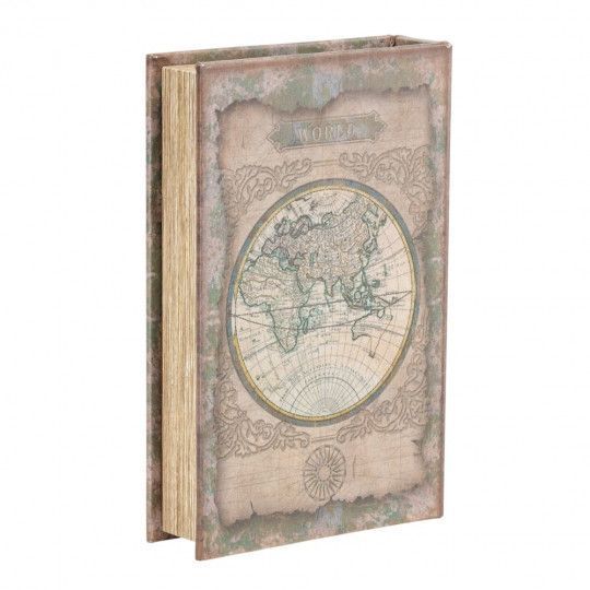 Книга-тайник сейф "Карта древнего мира" для денег и ценностей, 26 см 2857366672 фото