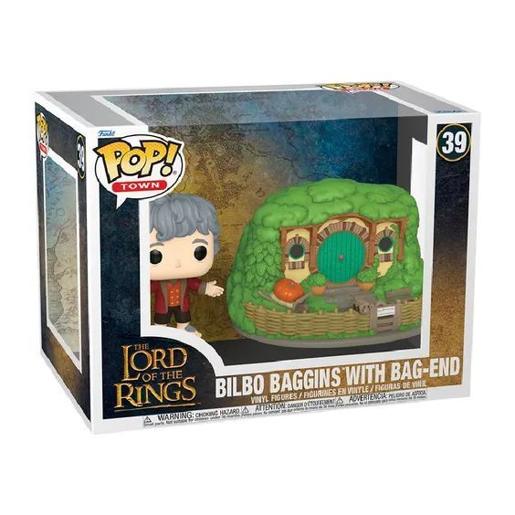 Фигурка Funko Pop Властелин колец Бильбо Lord of the Rings Bilbo & Bag End 10 см LOTR B 39 2537108028 фото