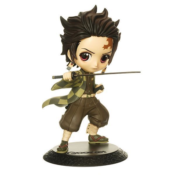 Фигурка Q Posket Танжиро&nbsp;Клинок, рассекающий демонов Tanjiro Demon Slayer 14.0 см (ver. B) QP DS T B QP DS T A фото
