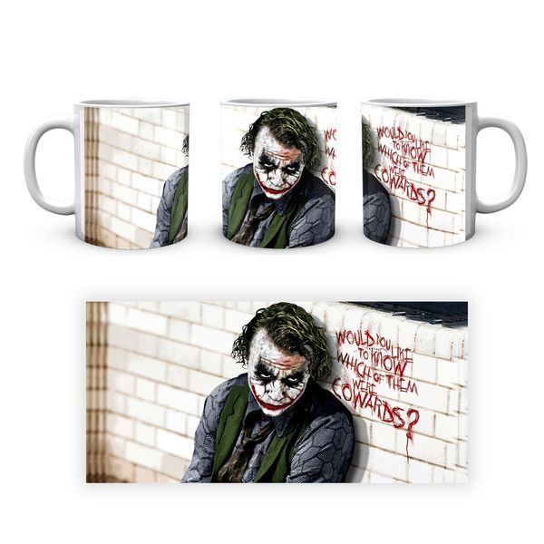 Кружка GeekLand белая Джокер Joker Сидит у стены JK.02.450 JK.02.450 фото