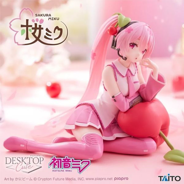 Фигурка Taito Вокалоид Сакура Хацунэ Мику Vocaloid Sakura Hatsune Miku Cherry Cushion Ver. 12 см T V SHM CC 12 2553549651 фото