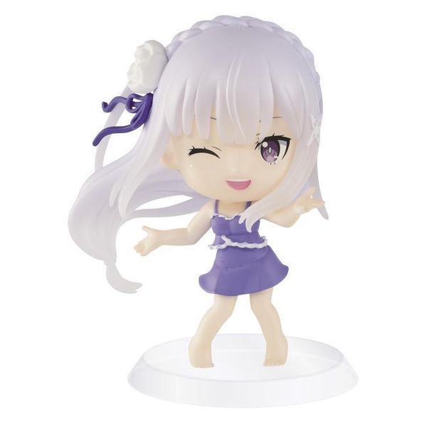 Фигурка Banpresto Q Posket Mini Эмилия&nbsp;Жизнь с нуля в альтернативном мире Emilia Re:Zero 7 см WST RZ E 02 A WST RZ E 02 A фото
