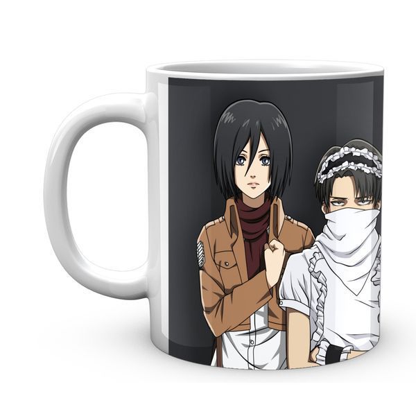 Кружка GeekLand Атака Титанов Attack on Titan Леви Аккерман на страже порядка AT.02.69 AT.02.69 фото