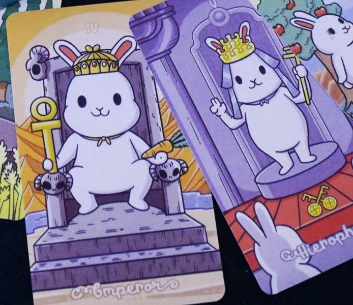 Карти Таро Пухлої Булочки Chubby Bunny Tarot 2569389124 фото