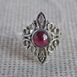 Серебряное кольцо с гранатом 17.5 размера . Кольцо с альмандином R3402066-13 фото 1
