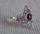 Серебряное кольцо с гранатом 17.5 размера . Кольцо с альмандином R3402066-13 фото 3