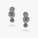 Сережки срібні Мальви Rose 925 Флора 106-11504S07-5097s фото 3