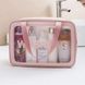 Прозора сумка-косметичка Washbag Big Pink 30см 2581149428 фото 3