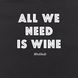 Экосумка "All we need is wine", Черный, английский 2603862717 фото 4