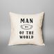 Подушка "Man №1 of the world", англійська BD-podu-32 фото 1