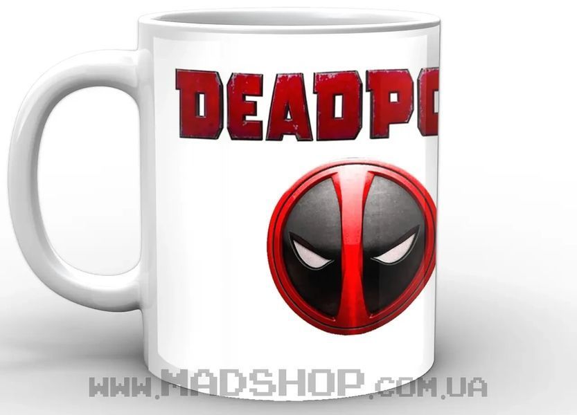 Кружка GeekLand Deadpool на білому тлі 02.10.861 02.10.861 фото