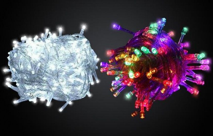 Гірлянда світлодіодна LED 200 синя 223 фото