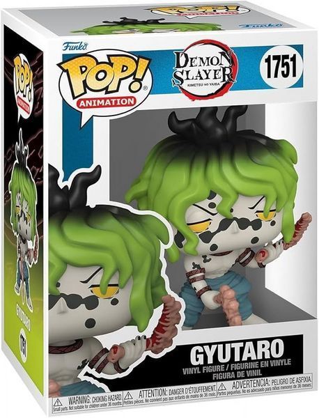 Фигурка Funko Pop Клинок рассекающий демонов Гютаро Demon Slayer Gyutaro 10 см DS G 1751 2457525933 фото