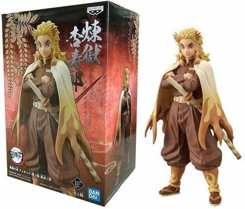 Фигурка Banpresto Кёдзюро Рэнгоку Клинок рассекающий демонов Kyoujurou Rengoku Sepia color 17 см DS KR 145 WST DS KR 145 фото