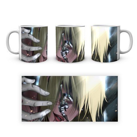 Кружка GeekLand Attack on Titan Атака Титанов Эрен Энни AOT 002.16 AOT 002.16 фото