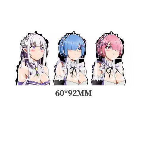 Голографическая наклейка Re:Zero. Жизнь с нуля в альтернативном мире 2887495955 фото