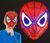 Маска пластиковая с подсветкой человек паук Spiderman 2355726128 фото