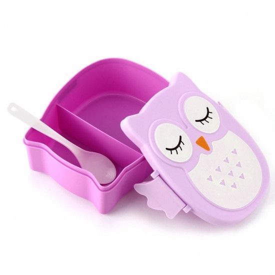 Детский ланч бокс Bento Совушка Фиолетовый 108995 фото