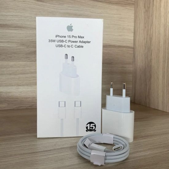 Зарядний пристрій USB-C блок живлення 35W з кабелем Type-C 127940 фото