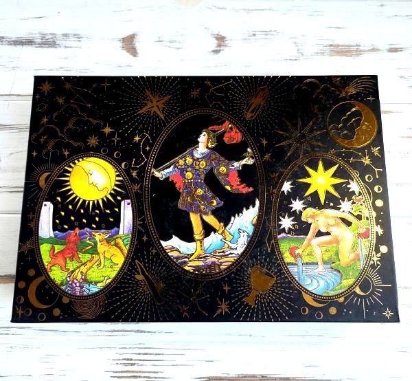 Подарочный набор таро Уэйта Таро Gold foil Tarot из 10 предметов 2082880421 фото