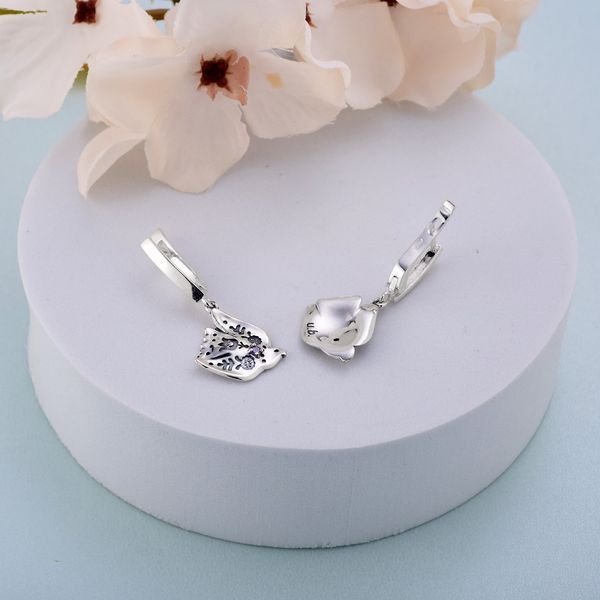 Серьги серебряные Пташка-Заряница Ametist 925 Zircon 2911958740 фото