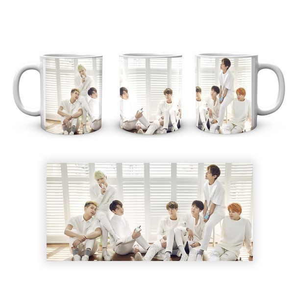 Кружка GeekLand&nbsp;Bangtan Boys BTS В белом CP 04.471.965 1757908120 фото