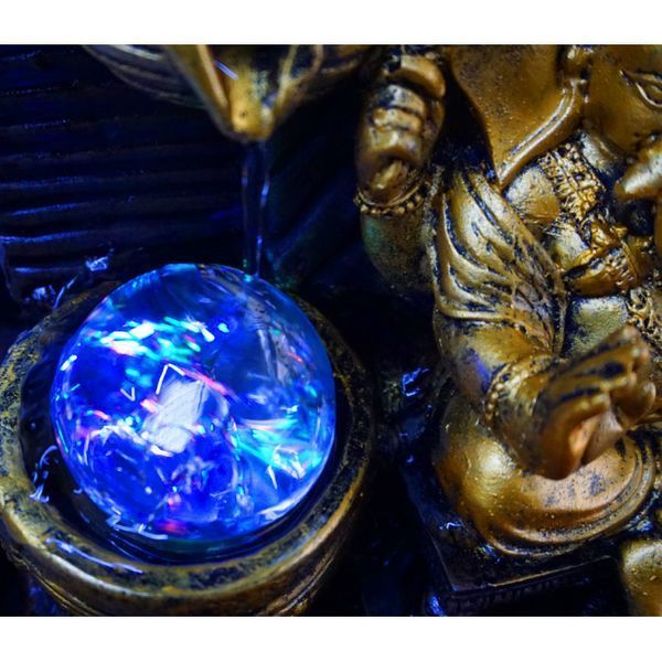 Комнатный настольный фонтан с подсветкой Ганеша №3 9140246 фото