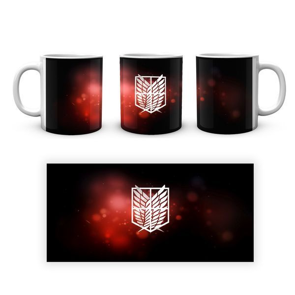 Кружка GeekLand Атака Титанів Attack on Titan Емблема Розвідкорпусу AT.02.70 AT.02.70 фото