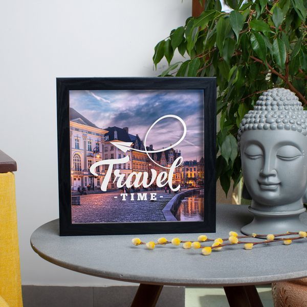 Копилка путешественника "Travel time", Чорний, Black, англійська BD-trav-13 фото