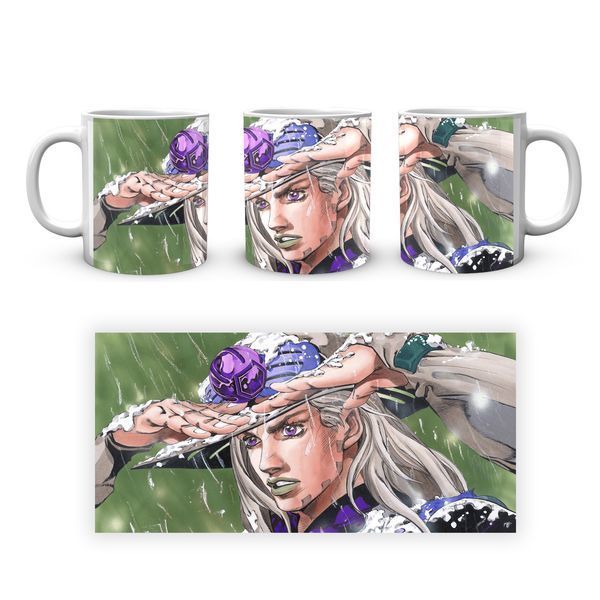 Кружка GeekLand JoJo's Bizarre Adventure Невероятные приключения ДжоДжо:Гонка Стальной Шар JJSBR 01 JJSBR 01 фото